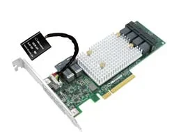 Adaptec SmartRAID 3154-24i 4GB SAS 24 HDD Sgl.  PCIe x8 12 Gbps Low Profile