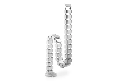 FLEX. CABLE ROUTING ADJ. LENGTH CABLE MANAGEMENT SPINE SILVER