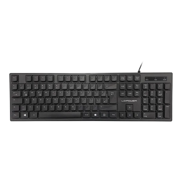 LC-Power LC-KEY-903DE Office-Tastatur, USB, schwarz