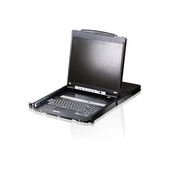 ATEN CL5816N DE Dual Rail KVM-Switch 16-Port, 19"-LCD (PS/2-USB VGA) DE-Layout