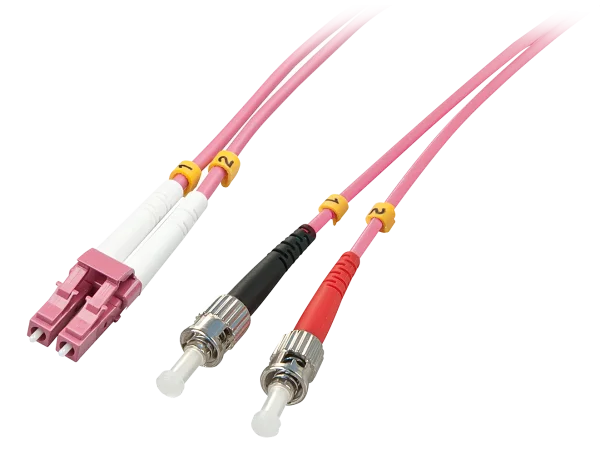 LWL-Duplexkabel LC/ST OM4 10m