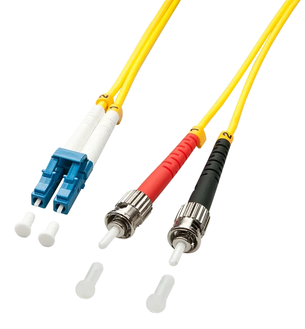 LWL-Duplexkabel LC/ST OS2 1m