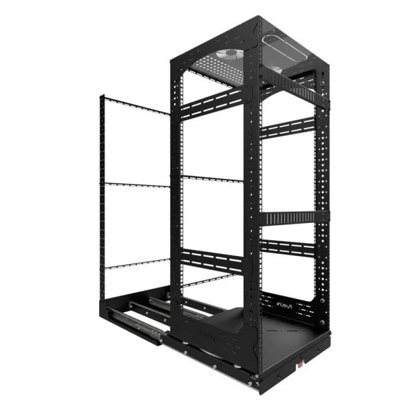 19" Hochbelastbares ausziehbares und drehbares Rack, 24RU