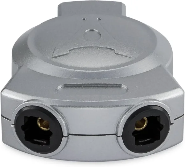 HDSupply Toslink Verteiler 1x2 silber