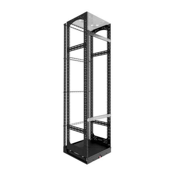 19" Ausziehbares und drehbares offenes Rack, 40RU