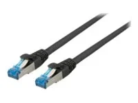 RJ45 PATCHKABEL S/FTP CAT.6A. CAT.7 RAW-CABLE TPE FLEX 0.5M