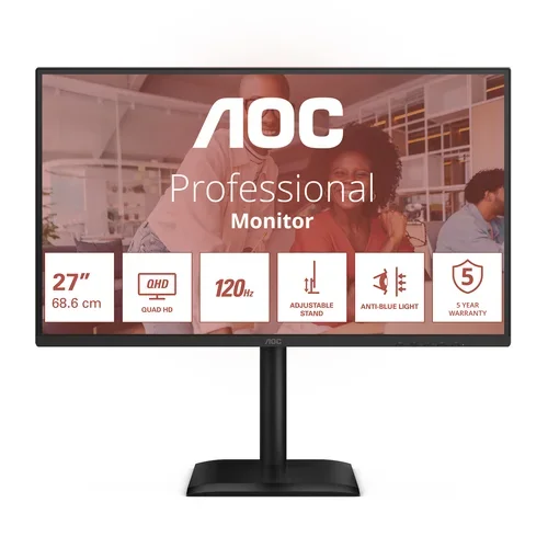 AOC Q27E4CV - 27IN IPS 2560X144 120HZ 2560X1440 4 MS