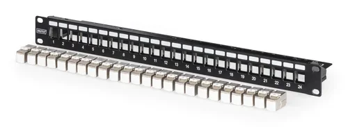 24-PORT 1U MOD PATCH PANEL EQUIPPED WITH 24X DN-93615