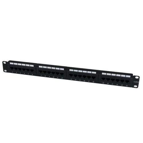 24 PORT 1U CAT6 PATCH PANEL .