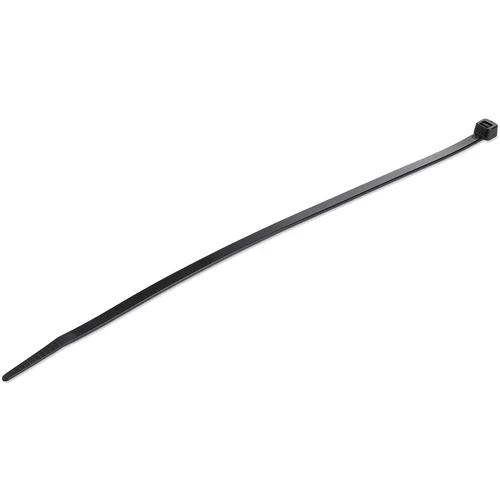100 PACK 10 CABLE TIES -BLACK NYLON ZIP TIE WRAPS UL TAA