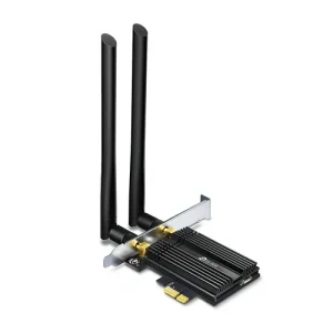 TP-LINK WLAN 3000MBit AX3000 Wi-Fi 6 Bluetooth 5.0 PCIe Adapter LP inkl. Low-Profile Slotblech
