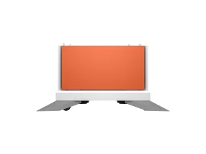 HP Clr LaserJet Red Storage Stand