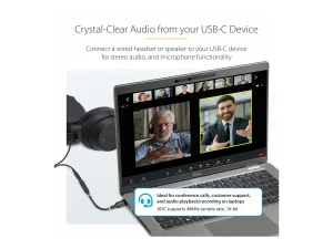 STARTECH USB C Kopfhörer Adapter 3,5mm