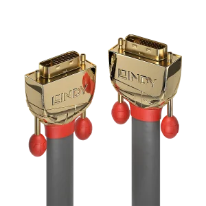 15m DVI-D DUAL Link Kabel, Gold Line