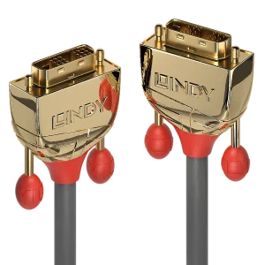 10m DVI-D SLD Single Link Kabel, Gold Line