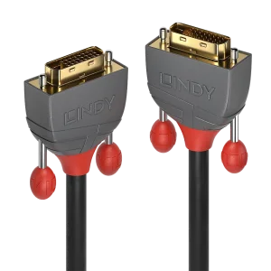 0.5m DVI-D Dual Link Kabel, Anthra Line