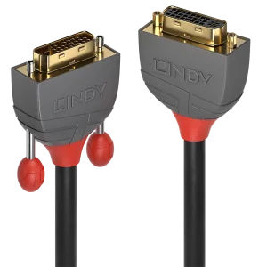 2m DVI-D Dual Link Verlängerung, Anthra Line