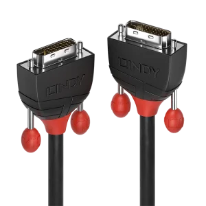 5m DVI-D Dual Link Kabel, Black Line