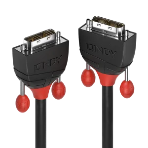 1m DVI-D Single Link Kabel, Black Line