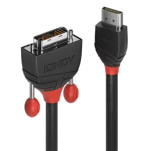 1m HDMI an DVI Kabel, Black Line