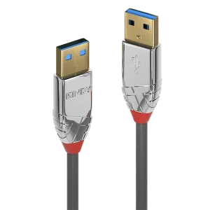 2m USB 3.2 Typ A Kabel, 5GBit/s, Cromo Line