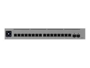Ubiquiti Switch UniFi 12xRJ45 GBit/4xRJ45 2.5G/2xSFP+ Managed Max optional 19" Rack-Mountable, 1,3" Touchscreen